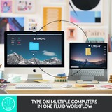 Logitech MX Keys Mini, Tastatur rosa, DE-Layout