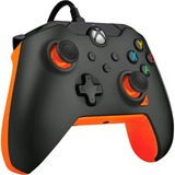 PDP Wired Controller - Atomic Black, Gamepad schwarz/orange, für Xbox Series X|S, Xbox One, PC