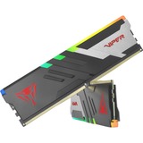 Patriot DIMM 32 GB DDR5-7400 (2x 16 GB) Dual-Kit, Arbeitsspeicher schwarz, PVVR532G740C36K, Viper Venom RGB, INTEL XMP