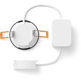 Philips HUE White & Color Ambiance Slim Einbauleuchte 90 mm, LED-Leuchte schwarz, 3er-Pack