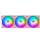 Thermaltake CT120 EX Reverse ARGB Sync PC Cooling Fan Pink, Gehäuselüfter pink, 3er-Pack, 120 mm