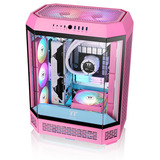 Thermaltake CT120 EX Reverse ARGB Sync PC Cooling Fan Pink, Gehäuselüfter pink, 3er-Pack, 120 mm