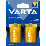 VARTA Longlife Batterie LR20, D (Mono) 2 Stück