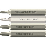 Wera Tool-Check Modular Micro 1, Bit-Satz schwarz/grün, 21-teilig, inkl. Handhalter Kraftform Micro 4mm
