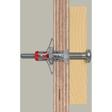 fischer Hohlraumdübel DuoHM 6x55 S TX  4 Stück, mit Panhead-Schraube