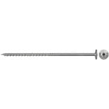 fischer Holzbauschraube PowerFast 6,0x140 Tellerkopf TX 100 Stück, mit Teilgewinde, Edelstahl A2