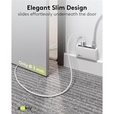 goobay Ethernet-Adapterkabel USB-C 3.2 Gen2 > RJ-45, Slim weiß, 15 Meter