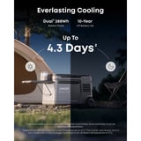 Anker SOLIX EverFrost 2 40L, Kühlbox grau/schwarz