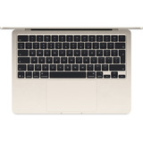 Apple MacBook Air 34,5 cm (13,6") 2025 CTO, Notebook champagner, 24 GB, 512 GB (512 GB SSD), Polarstern M4, MacOS, Deutsch