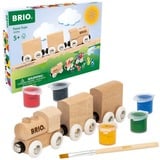 BRIO World Holzzug zum Anmalen, Spielfahrzeug 