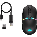 Corsair Nightsabre Wireless, Gaming-Maus schwarz