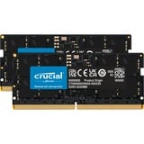Crucial SO-DIMM 16 GB DDR5-4800 (2x 8 GB) Dual-Kit, Arbeitsspeicher schwarz, CT2K8G48C40S5