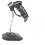 Digitus 2D Barcode Handscanner, Barcode-Scanner schwarz, mit Halterung, QR-Code kompatibel