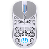 ENDORFY LIV Plus Wireless Onyx White, Gaming-Maus weiß, inkl. Ladestation