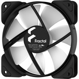 Fractal Design Aspect 12 RGB PWM Black Frame 3er, Gehäuselüfter schwarz/weiß, 3er Pack, 120 mm