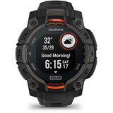 Garmin Instinct 3 Solar - 45 mm, Smartwatch Kohle/ Schwarz, Silikon-Armband