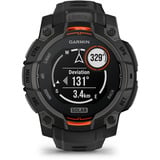 Garmin Instinct 3 Solar - 45 mm, Smartwatch Kohle/ Schwarz, Silikon-Armband