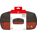 HORI Adventure Pack Umhängetasche (Pixel Rot) rot/schwarz, für Nintendo Switch 2 / Switch / Switch OLED / Switch Lite