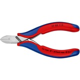 KNIPEX Elektronik-Seitenschneider 77 02 115, Schneid-Zange rot/blau, Länge 115mm