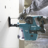 Makita Akku-Kombihammer DHR243JWX2, 18Volt, Bohrhammer blau/schwarz, 2x Li-Ionen Akku 6Ah, in MAKPAC Gr.4