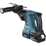 Makita Akku-Kombihammer DHR243JWX2, 18Volt, Bohrhammer blau/schwarz, 2x Li-Ionen Akku 6Ah, in MAKPAC Gr.4