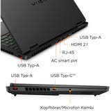 OMEN 16-am0078ng, Gaming-Notebook schwarz, Intel® Core™ i7-14650HX, NVIDIA GeForce RTX 5070, 32 GB DDR5, 1 TB (1 TB SSD), Windows 11 Home