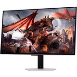 Samsung Odyssey QD-OLED G80SD S32DG800SU, Gaming-Monitor 80 cm (32 Zoll), silber, UltraHD/4K, HDR, Fernbedienung, 240Hz Panel