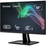 ViewSonic VP3256-4K, LED-Monitor 80 cm (31.5 Zoll), schwarz (matt), UltraHD/4K, IPS, USB-C, USB-Hub, Pantone validiert