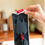 Vileda H2PrO Flachwischer Set, Bodenwischer schwarz/rot, mit Zweitanksystem