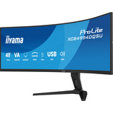 iiyama ProLite XCB4994DQSU-B1, LED-Monitor 124 cm (49 Zoll), schwarz (matt), DQHD, VA, Curved, HDMI, DP, USB-C, USB-Hub, 120Hz Panel