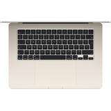 Apple MacBook Air (15") 2025 CTO, Notebook champagner, 24 GB, 512 GB (512 GB SSD), Polarstern, M4, Deutsch