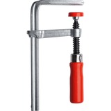 BESSEY Ganzstahl-Tischzwinge GTR16B6 silber/rot, 160 / 60, für Führungsschienen