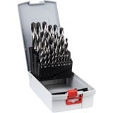 Bosch Professional ProBox HSS-Spiralbohrer-Satz PointTeQ, 135°, 25-teilig 