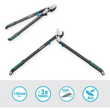 GARDENA Astschere EnergyCut Pro L grau/türkis, 75cm