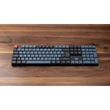 Keychron K5 Pro, Gaming-Tastatur schwarz/blaugrau, DE-Layout, Gateron Low Profile 2.0 Mechanical Brown, Hot-Swap, Aluminiumrahmen, RGB