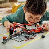LEGO 60443 City F1 Boxenstopp mit Boxencrew und Ferrari Flitzer, Konstruktionsspielzeug 