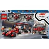LEGO 60443 City F1 Boxenstopp mit Boxencrew und Ferrari Flitzer, Konstruktionsspielzeug 