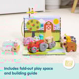 Spin Master Melissa & Doug - Blockables Bauernhof Spielset, Konstruktionsspielzeug 