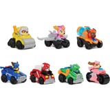 Spin Master Paw Patrol: Der Mighty Kinofilm, 7-teiliges Pup Squad Racers-Geschenkset, Spielfahrzeug mit Liberty-Spielzeugauto