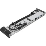 Targus Tragbarer Ständer mit Dock silber, USB-A, USB-C, HDMI