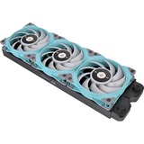 Thermaltake TOUGHFAN 12 Turquoise High Static Pressure Radiator Fan 120x120x25, Gehäuselüfter türkis, Single Pack, 120 mm