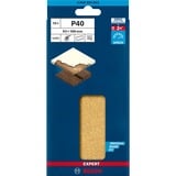 Bosch Professional Expert C470 Schleifblatt, 93 x 186mm, K40 10 Stück, für Schwingschleifer