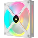 Corsair iCUE LINK QX140 RGB 140-mm-PWM-Lüfter, Gehäuselüfter weiß, Erweiterungskit