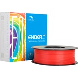 Creality PLA+ Filament Red, 3D-Kartusche rot, 1 kg, 1,75 mm, auf Rolle