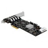 DeLOCK PCIe x4 auf 4x ext. USB 3.2 Gen 1 Quad Channel, USB-Controller 4-pin-Stromanschluss