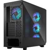 Fractal Design Meshify 2 Lite RGB Black TG Light Tint, Tower-Gehäuse schwarz