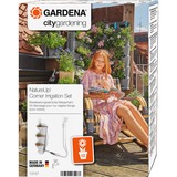 GARDENA NatureUp! Bewässerungsset Ecke, Tropfsystem zum Anschluss an den Wasserhahn