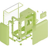 HYTE X50 Matcha Milk, Tower-Gehäuse hellgrün, Tempered Glass