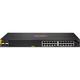 Hewlett Packard Enterprise  Aruba 6000 24G CL4 4SFP 370W, Switch 370W PoE Budget