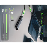 ICY BOX Spade Case 1806, Laufwerksgehäuse schwarz, mit USB 3.2 Gen 2 Type-C